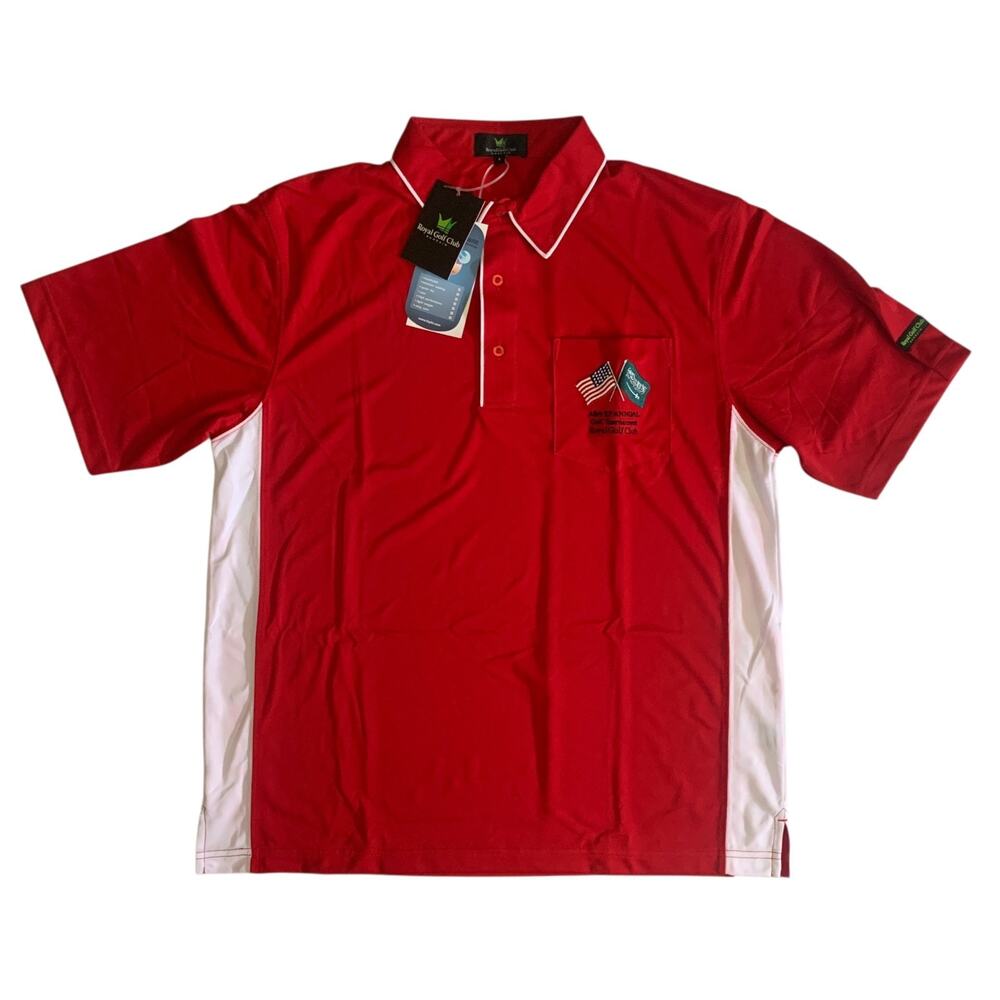Royal Golf Club Bahrain Men's Size L ABA-EP Annual Golf Tournament Polo Shirt